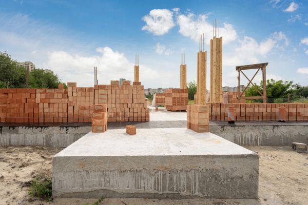 Foundation Slab Construction in Red Oak