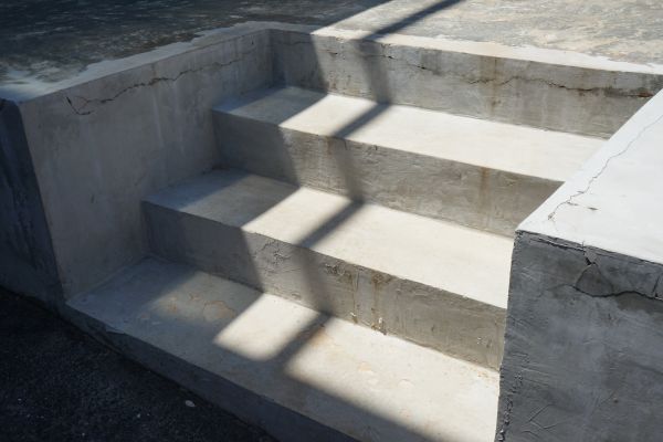 Cement Steps Replacement in Red Oak