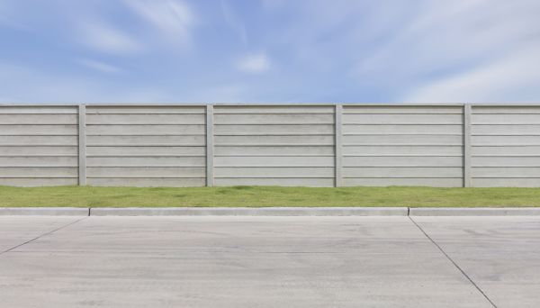 Concrete Fence Installation in Red Oak
