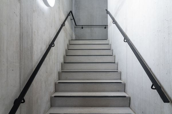 Cement Staircase Installation in Red Oak
