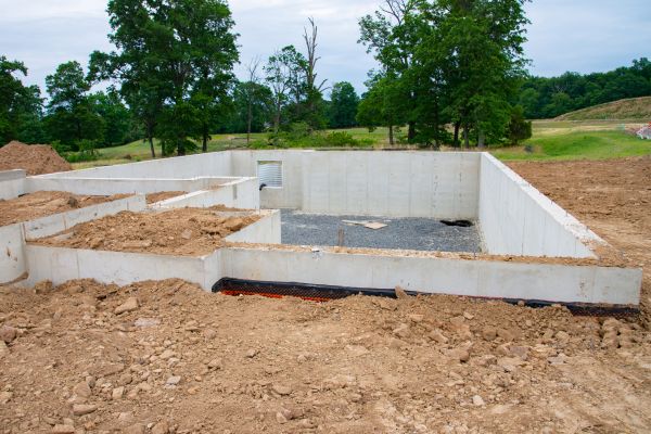 Basement Foundation Pouring in Red Oak