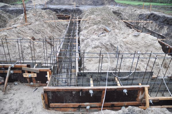 House Footing Construction in Red Oak