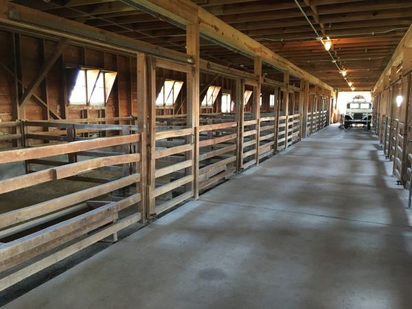 Barn Slab Construction in Red Oak