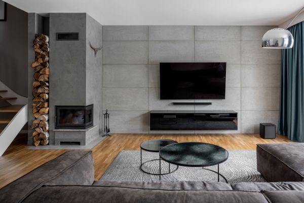 Cement Wall Installation in Red Oak
