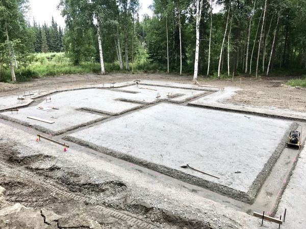 Foundation Footer Installation in Red Oak