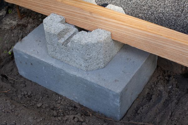 Deck Footings Installation in Red Oak