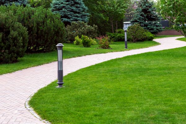 Backyard Sidewalk Installation in Red Oak