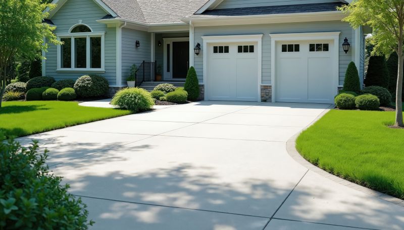 Multiple Concrete Driveway Styles