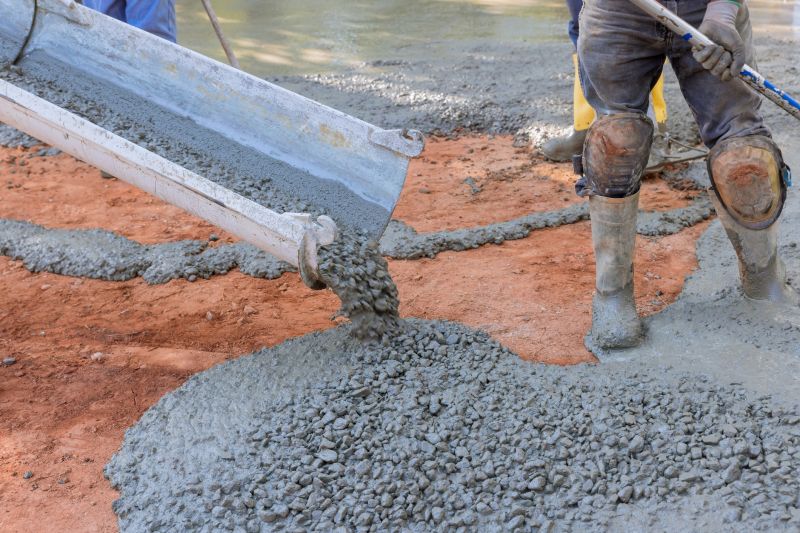 Concrete Pad Pouring