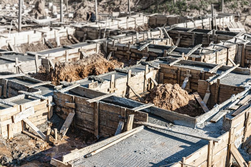 Garage Footing Pouring